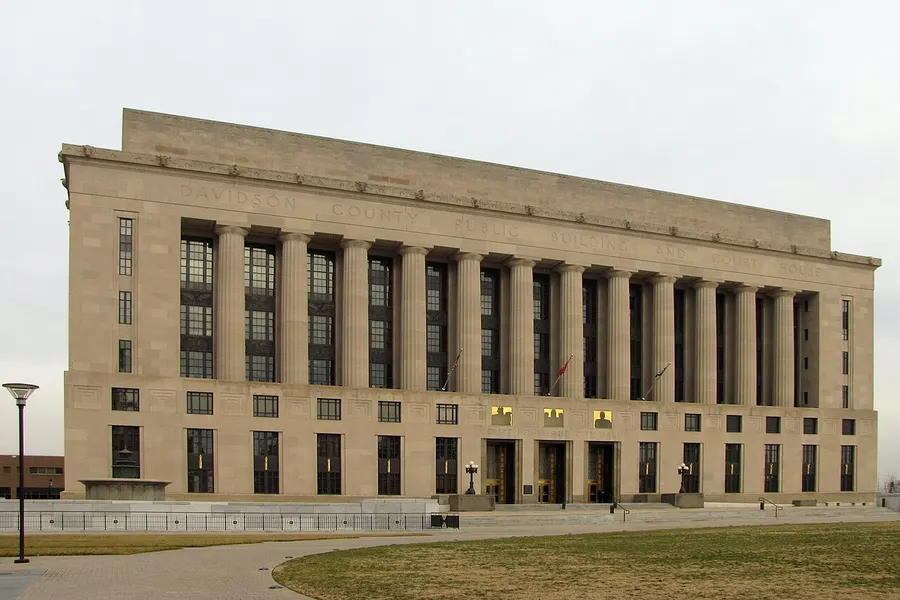 Davidson County Courthouse in Nashville, Davidson County, Tennessee