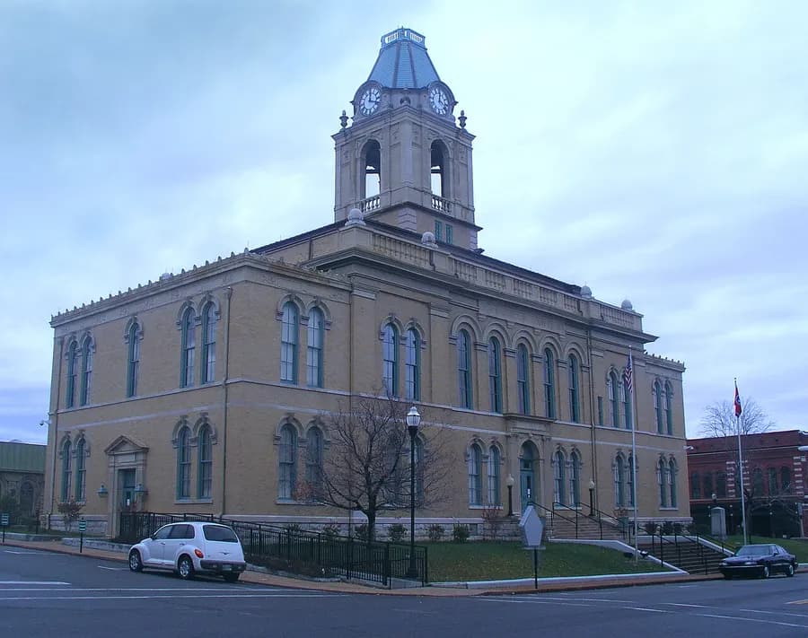Robertson County courthouse in Springfield, Robertson County, Tennessee