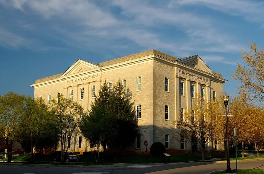 White County Courthouse in Sparta, White County, Tennessee