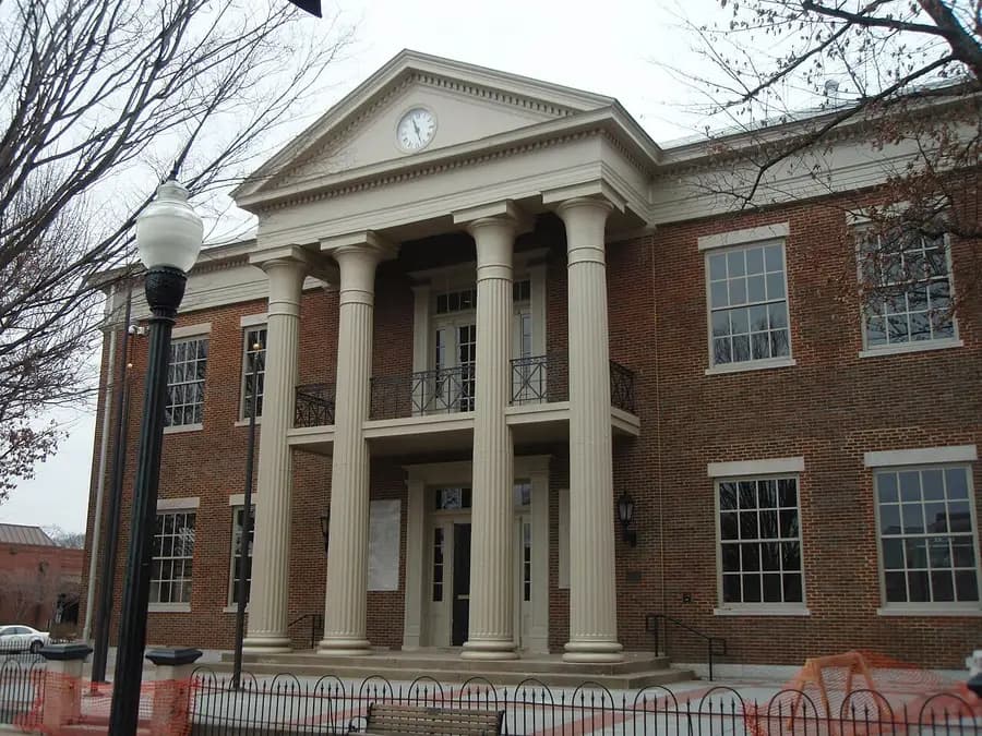 Williamson County Courthouse in Franklin, Williamson County, Tennessee